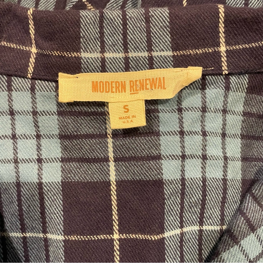 Pacsun Modern Renewal Flannel Button Down Small - Picture 5 of 6